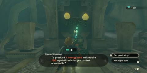 The Player Getting An Energy Wll Upgrade 