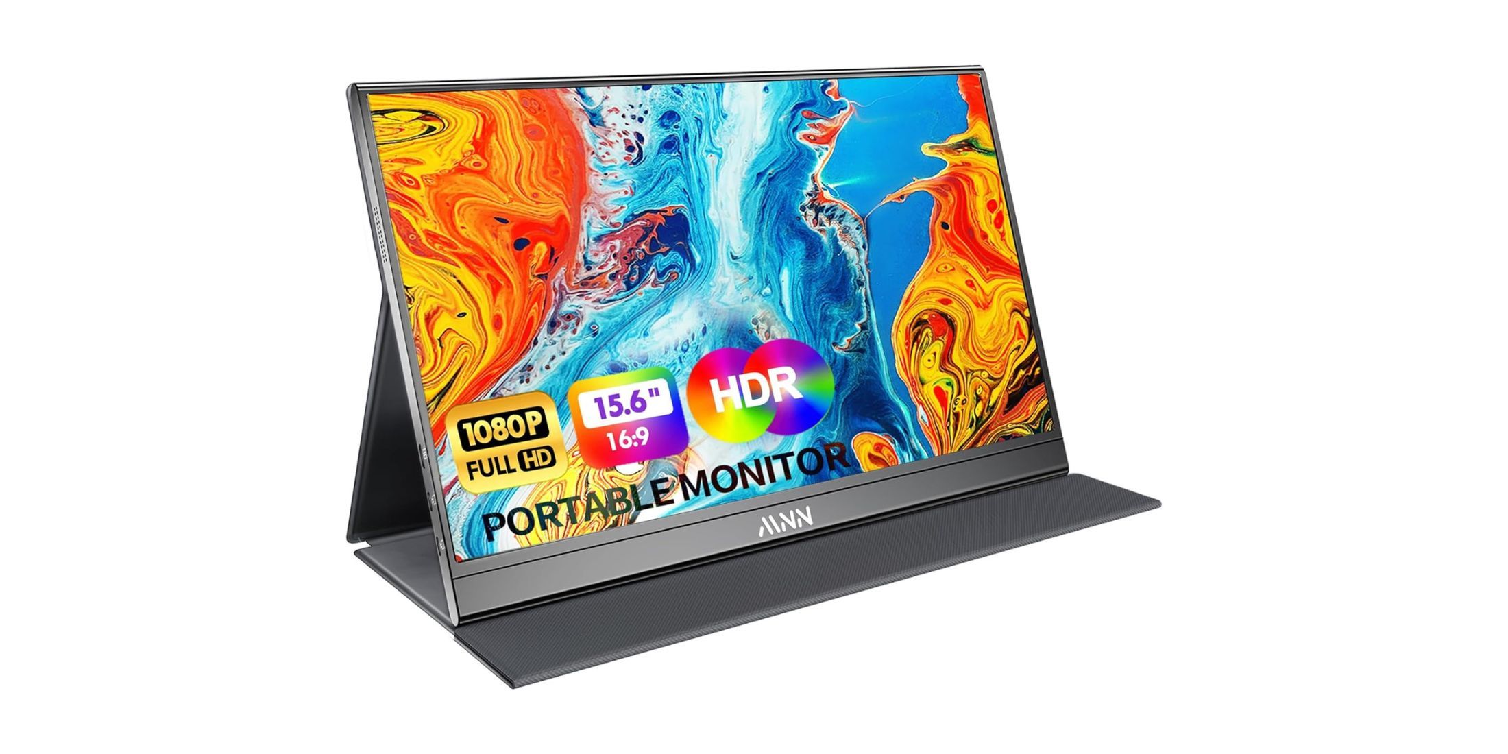 The image of the AMNN portable monitor on the white background.