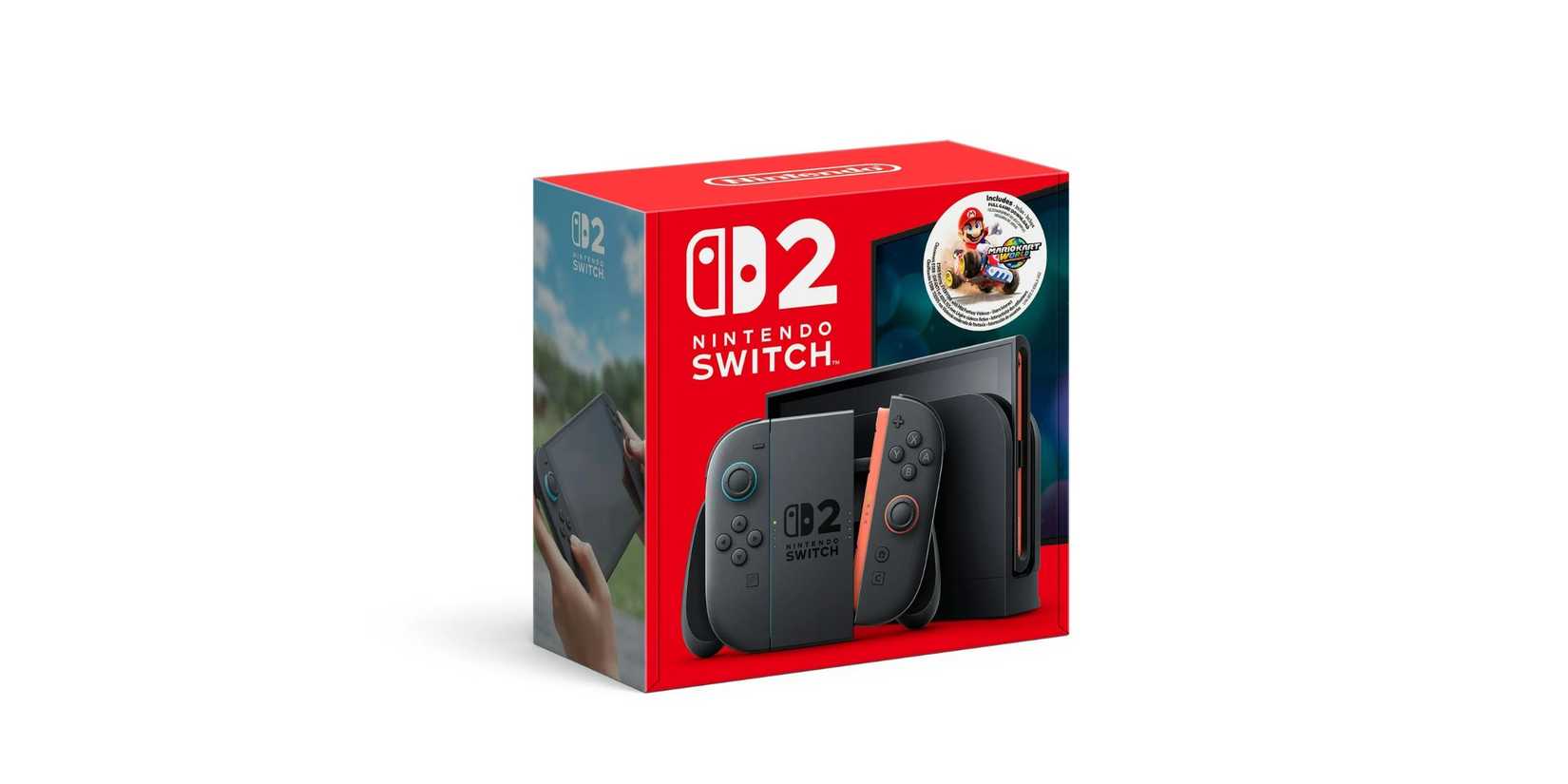 Image ofNintendo Switch 2 on a white background.
