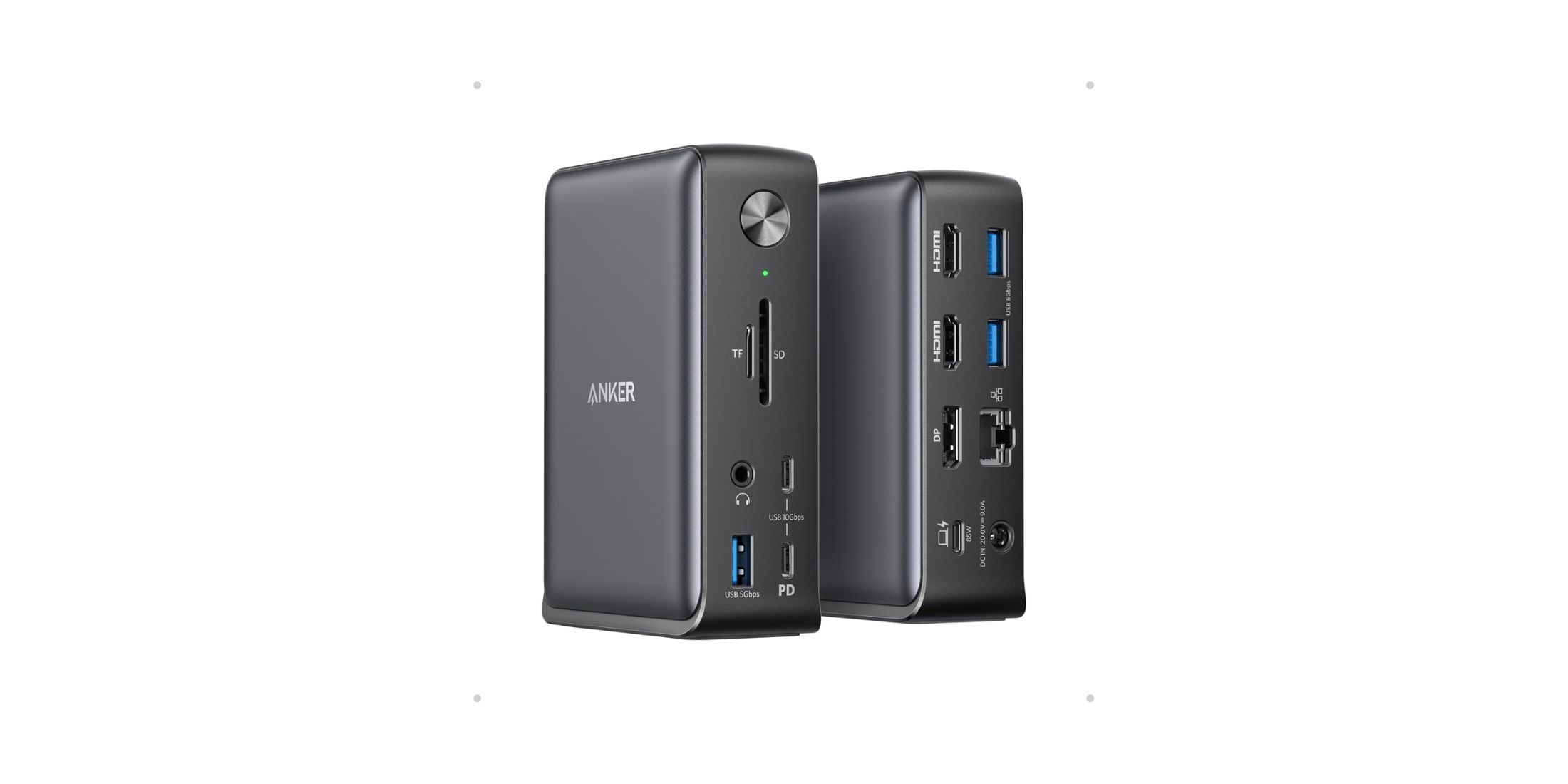 The image of the anker notebook docking station on the white background.
