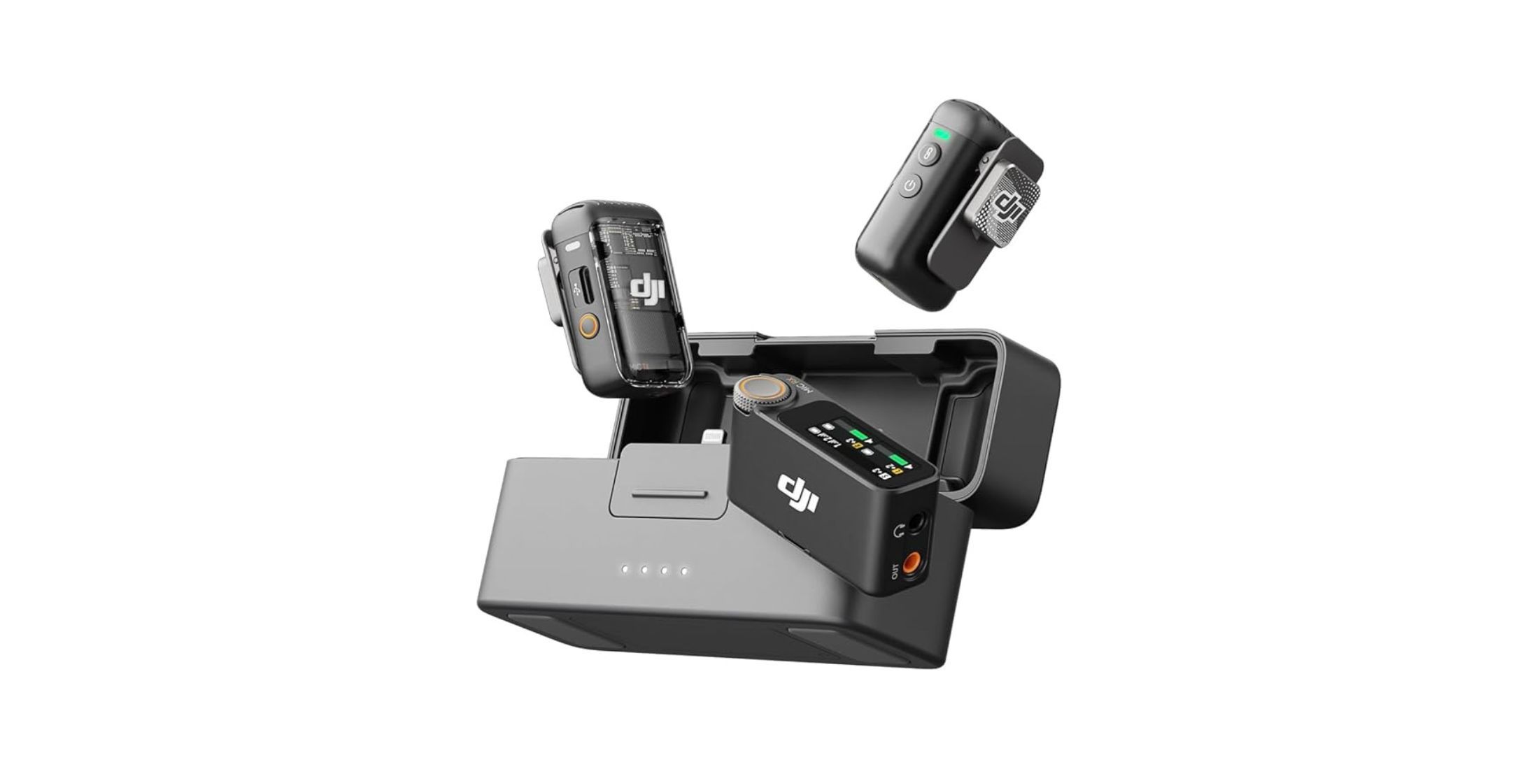 Image DJI MIC 2 on white background.