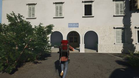 SCUM Approaching a Police Station