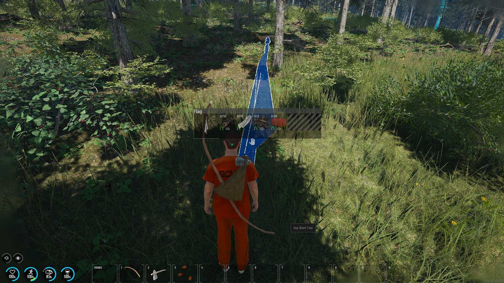 SCUM Building a flag