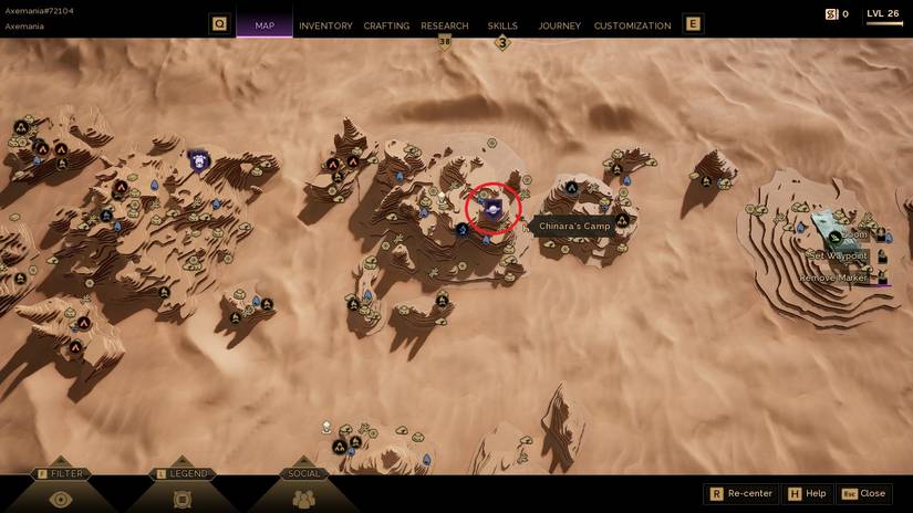 Dune Awakening Planetologist Trainer Location