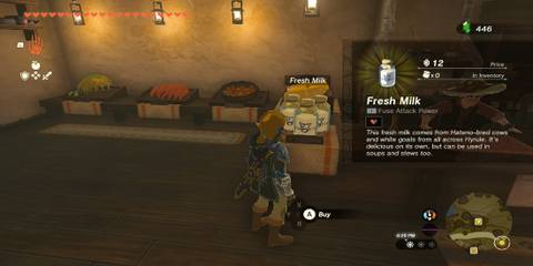 The Player Buying Fresh Milk 