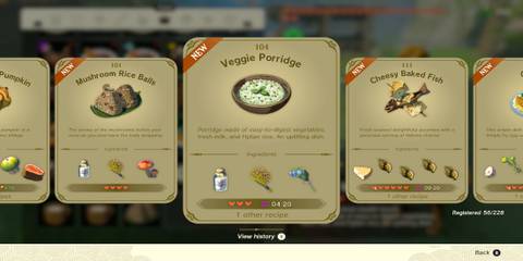 The Veggie Porridge Recipe In The Menu 