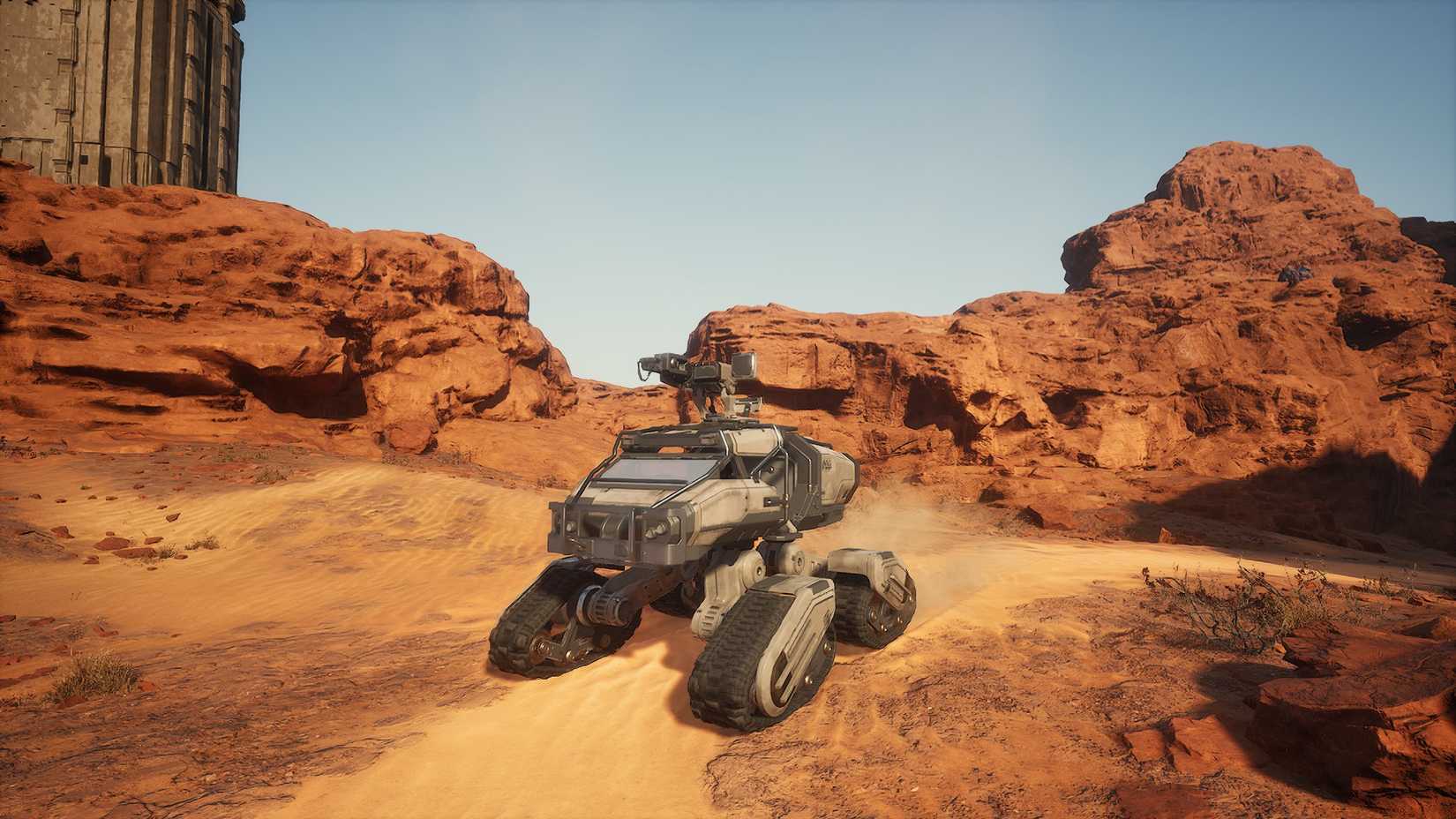 Dune: Awakening Buggy on mountain