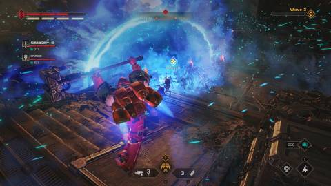 Space Marine 2 Assault Marine in Siege Mode