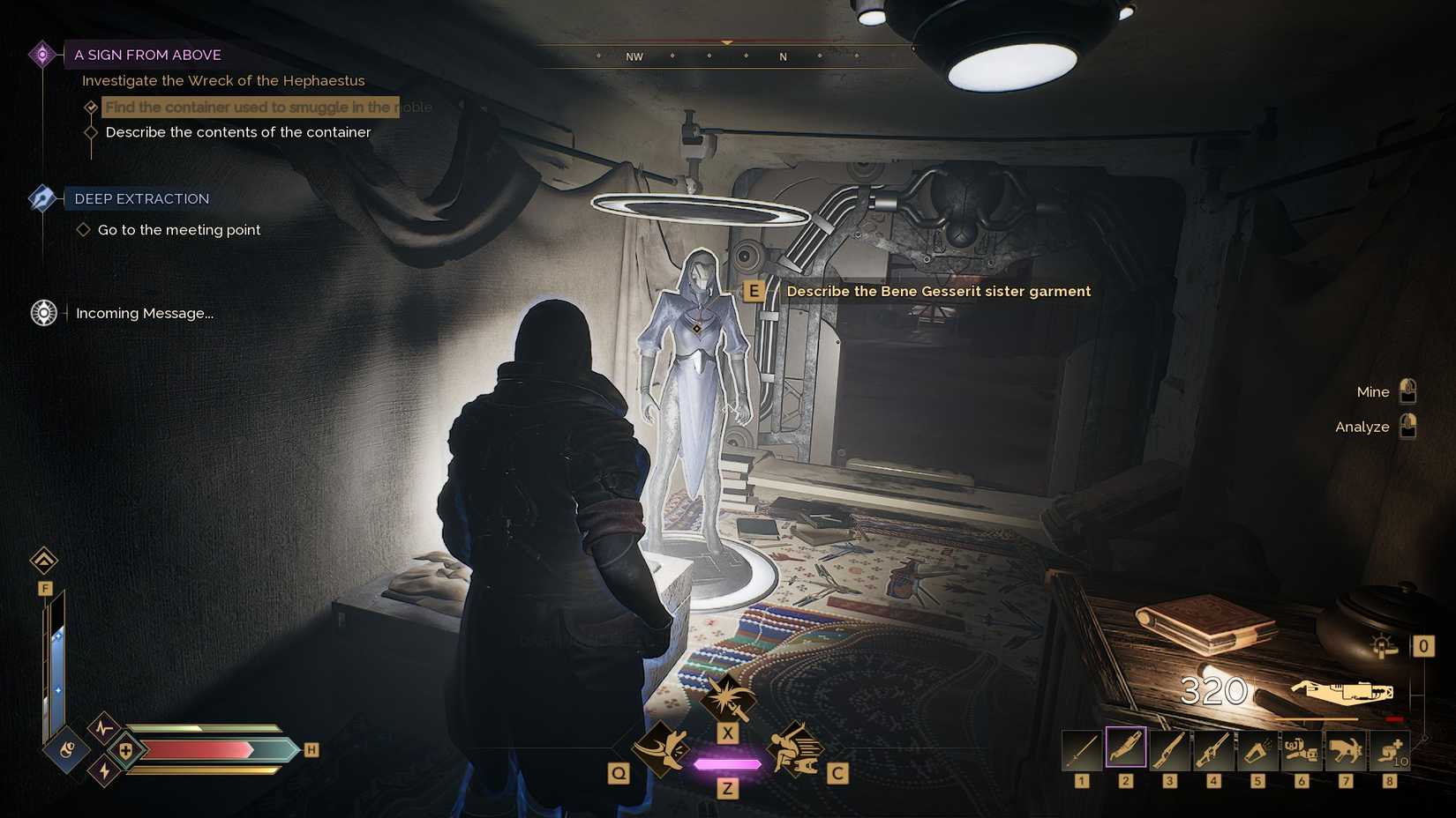 Dune: Awakening Wreck of the Hephaestus Bene Gesserit garb