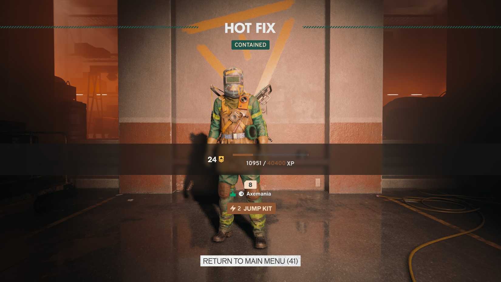 FBC: Firebreak end-of-round stats screen