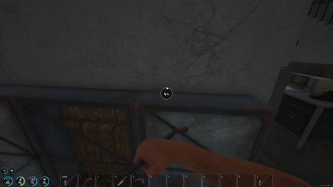 SCUM Opening cabinet with crowbar