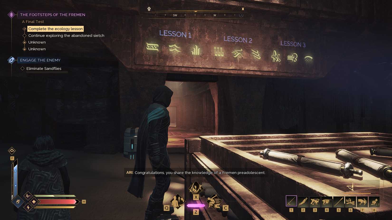 Dune: Awakening Eighth Trial of Aql Symbol puzzle solution