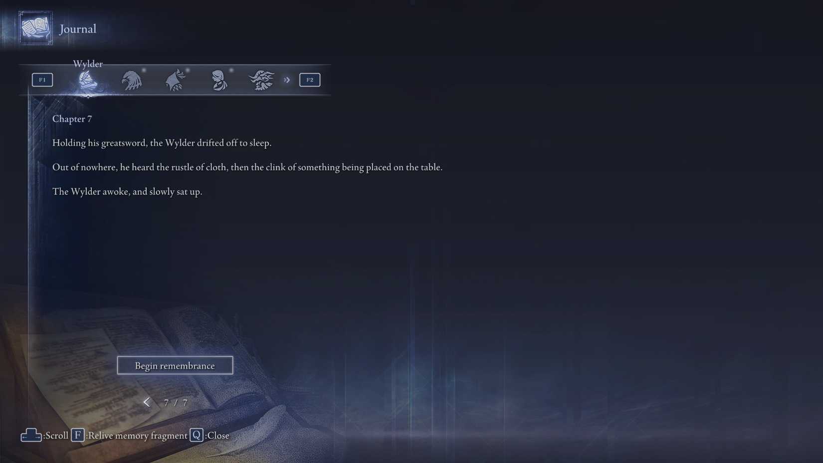 Elden Ring Nightreign Wylder Remembrance Chapter 7