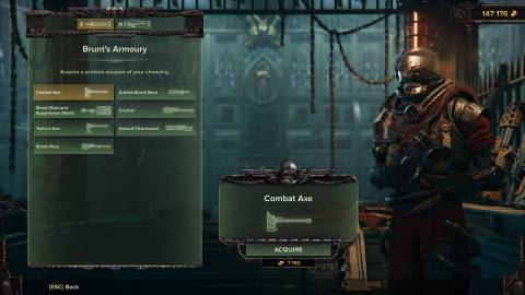 Darktide All Arbitrator Melee Weapons