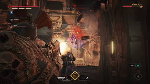 Space Marine 2 Tactical Marine in Siege Mode