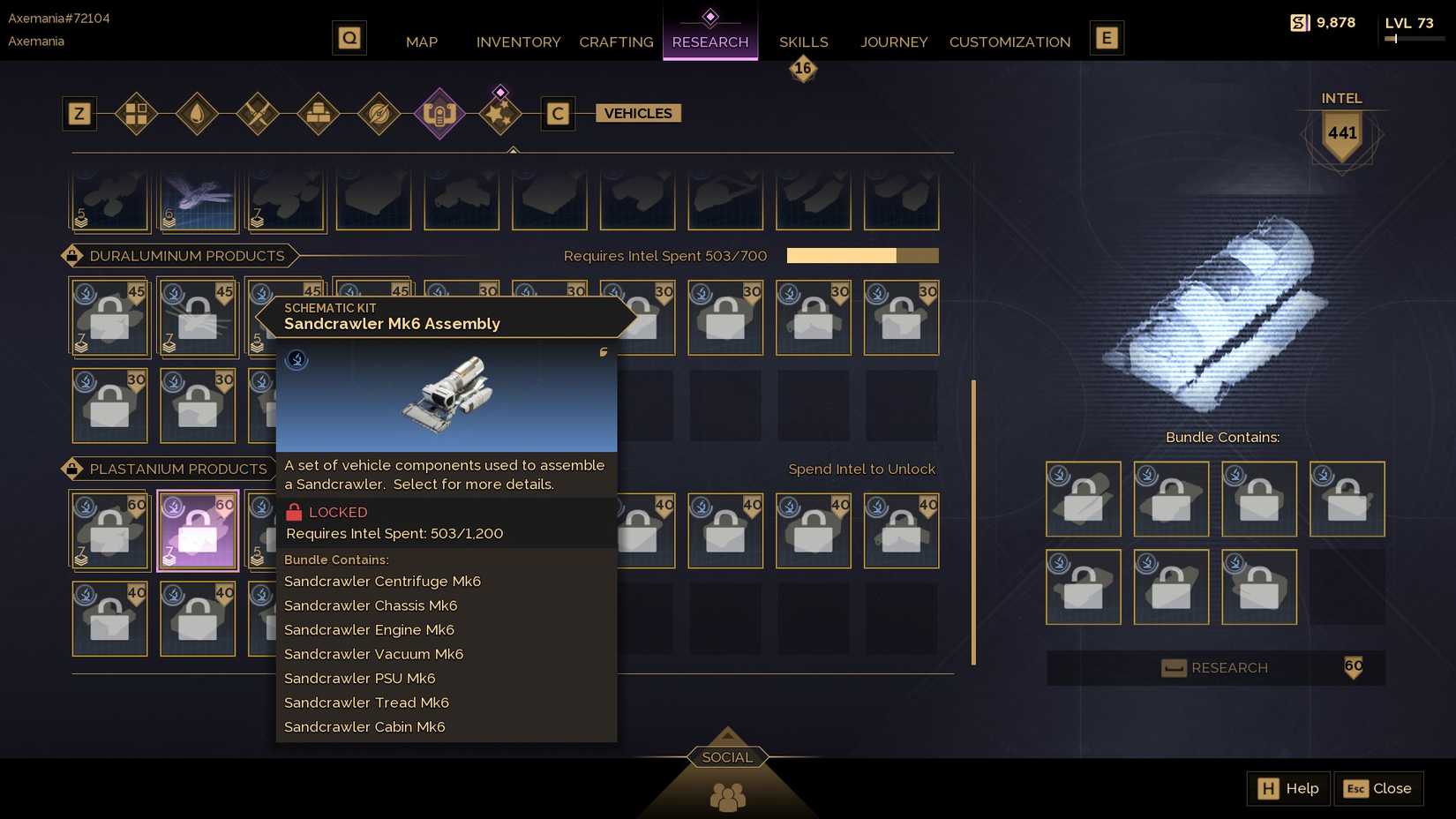 Dune: Awakening Sandcrawler Assembly Research