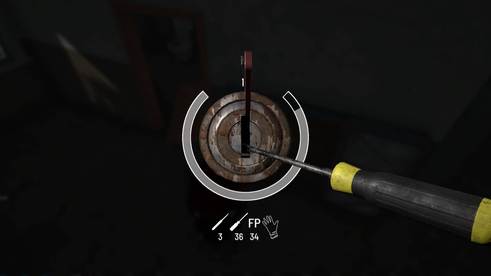 SCUM Lockpicking minigame