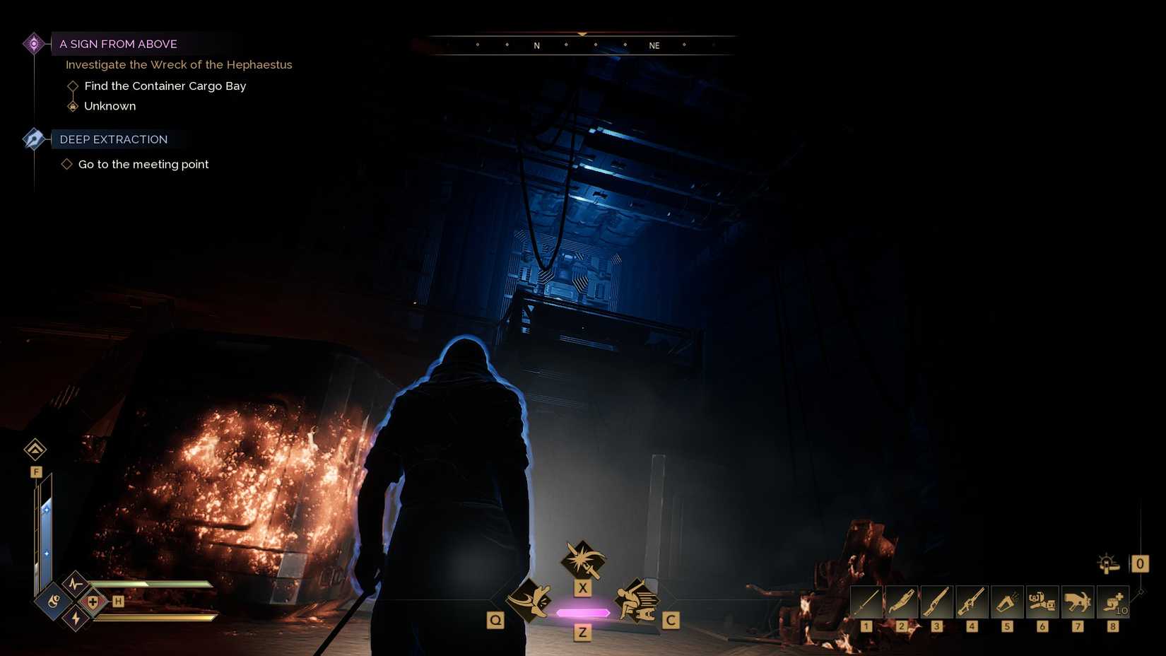 Dune: Awakening Wreck of the Hephaestus Suspensor Crane control