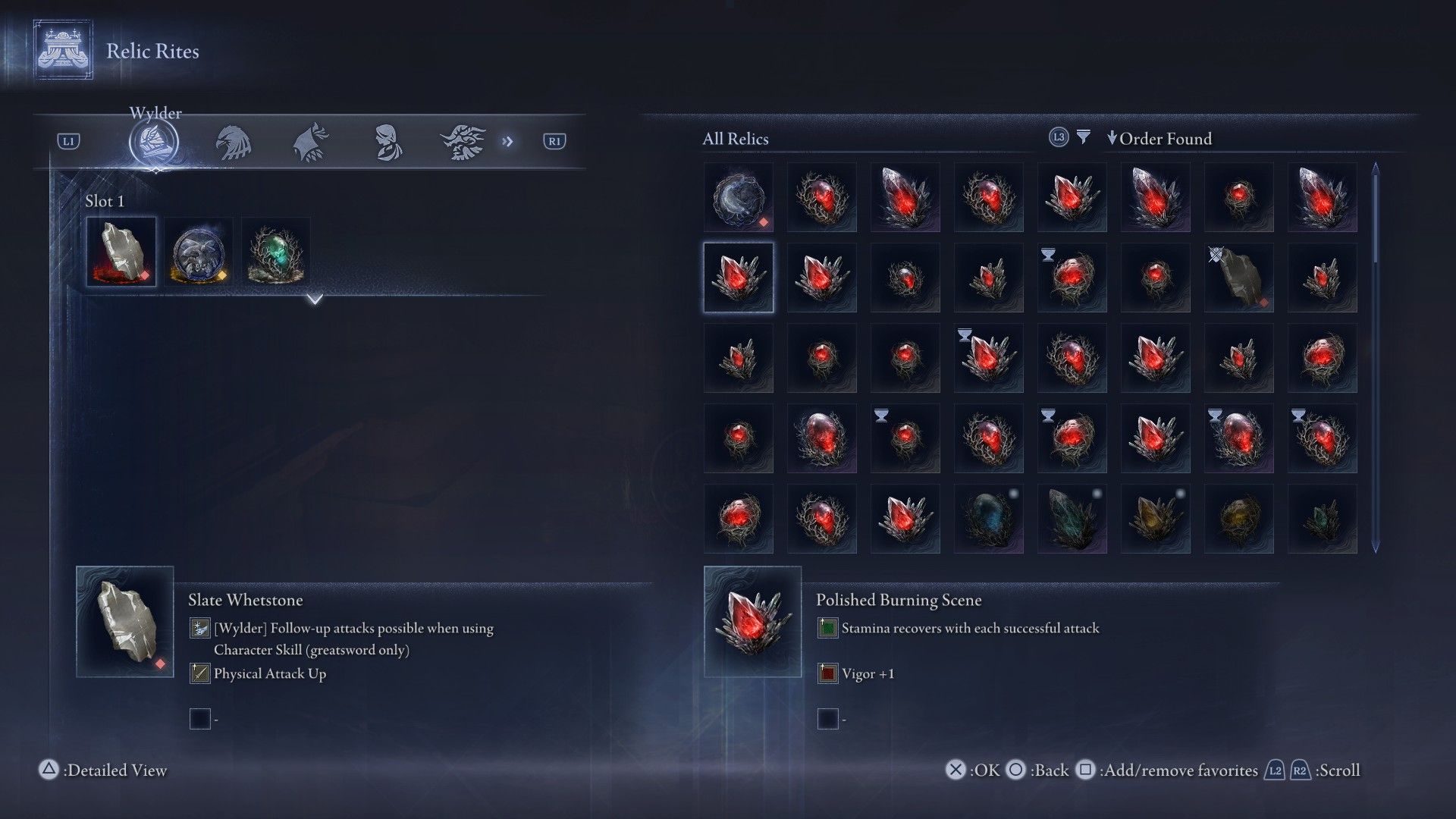 Elden Ring Nightreign Wylder Relics