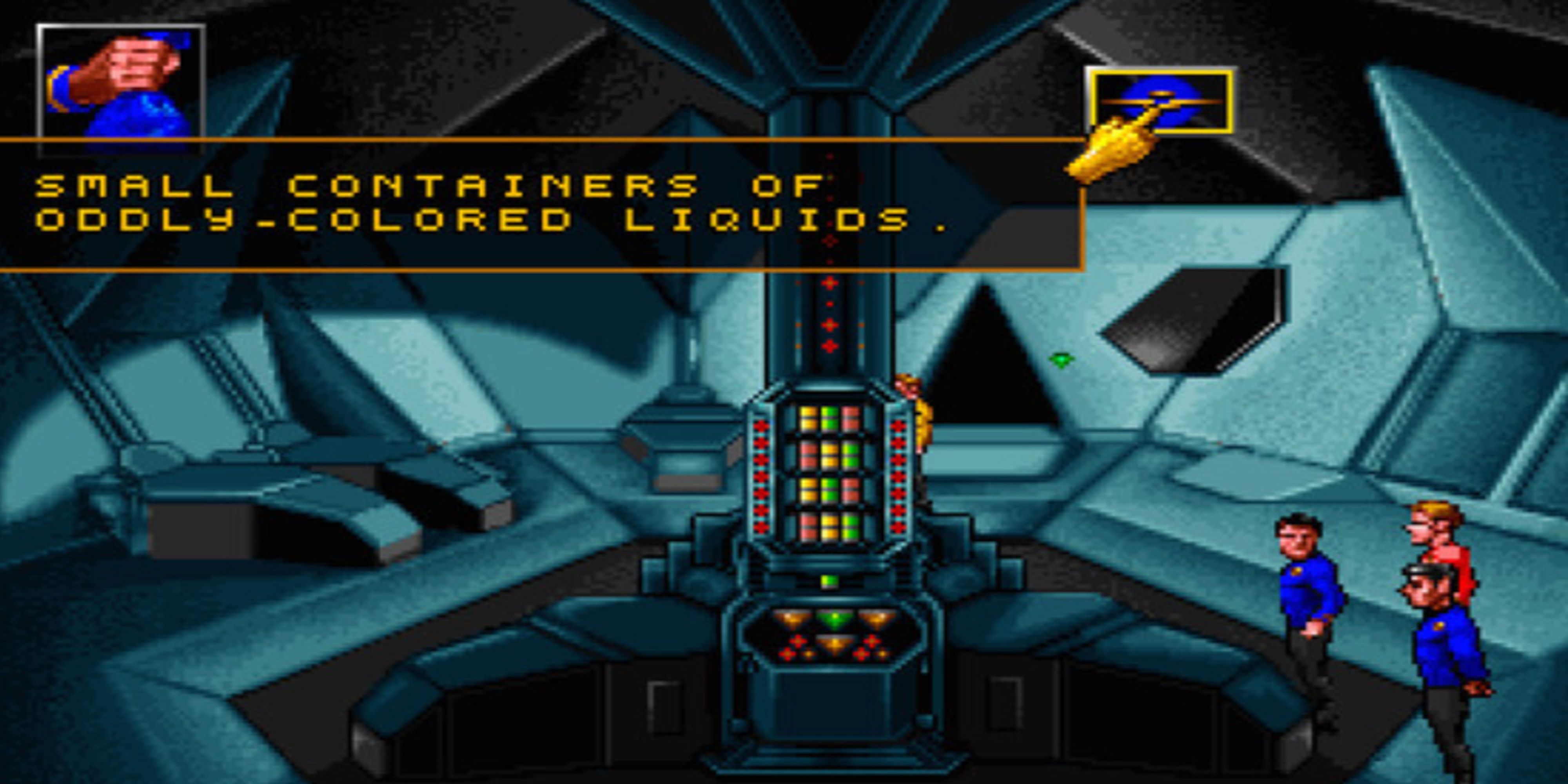 spock with enterprise crew members