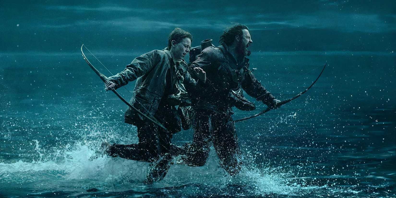 28 years later aaron taylor johnson water run