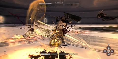 Eve in Tachy Mode Fighting Against Mann