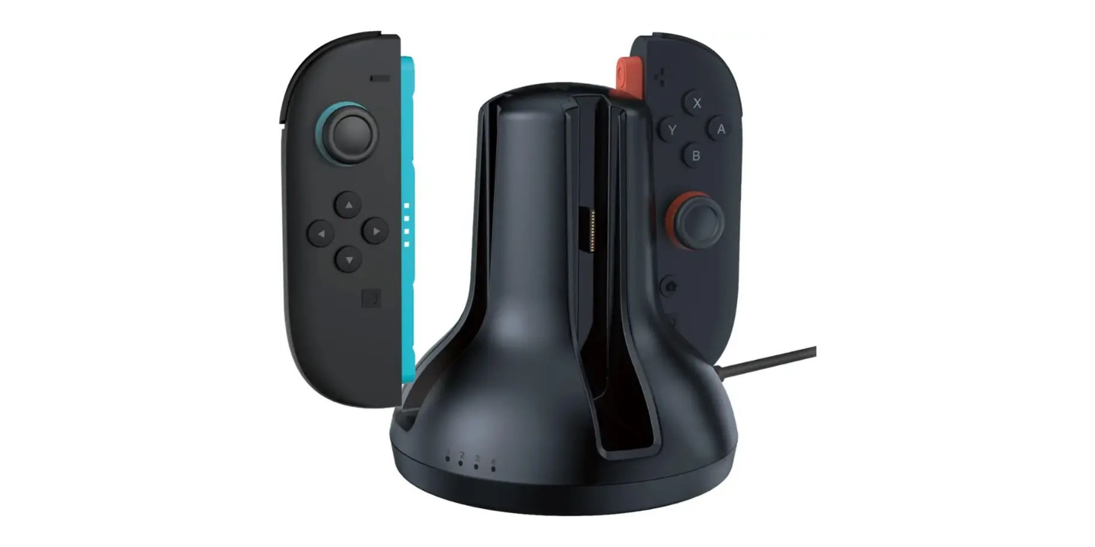 The image of Joy-Con 2 quad's next loading station on a white background.