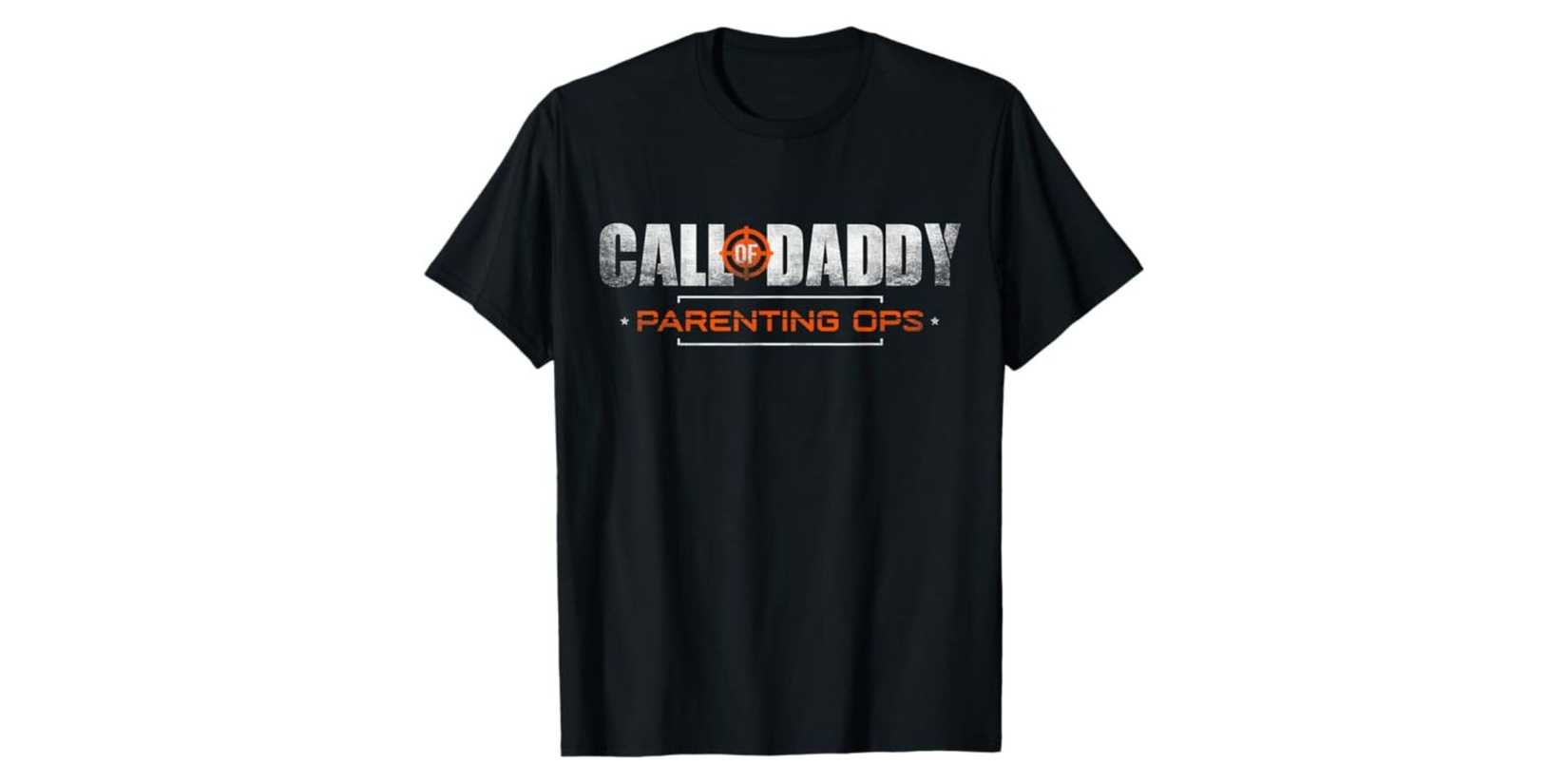 Image of the Call Of Daddy T-Shirt on a white background.