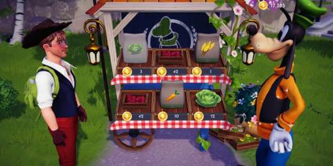 Buying seed on Disney Dreamlight Valley