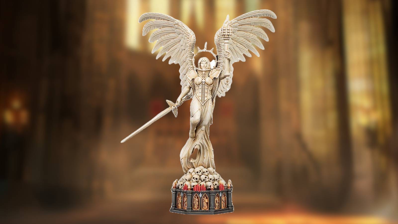 Image of Celestine Shrine Statue.