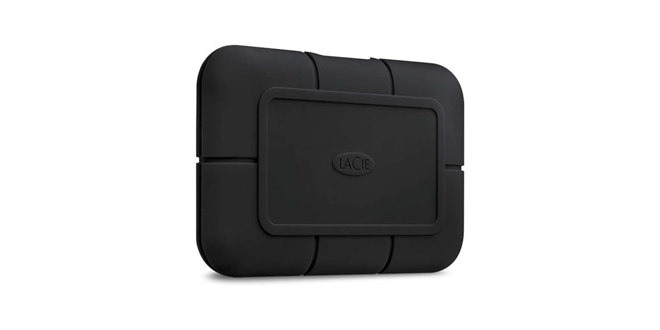 Image Lacie Rugged SSD on a white background.