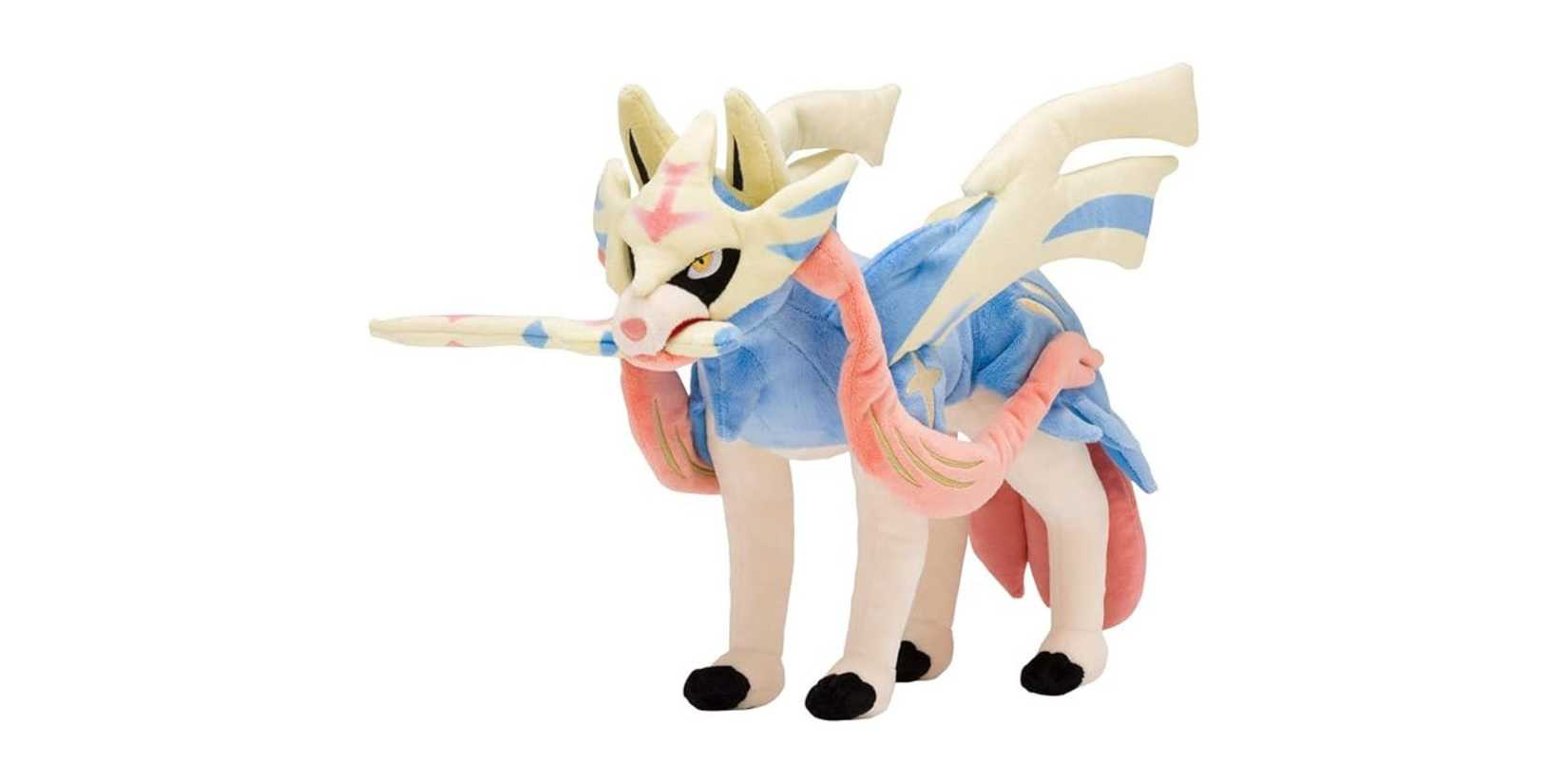 Image of a Zacian on a white background.