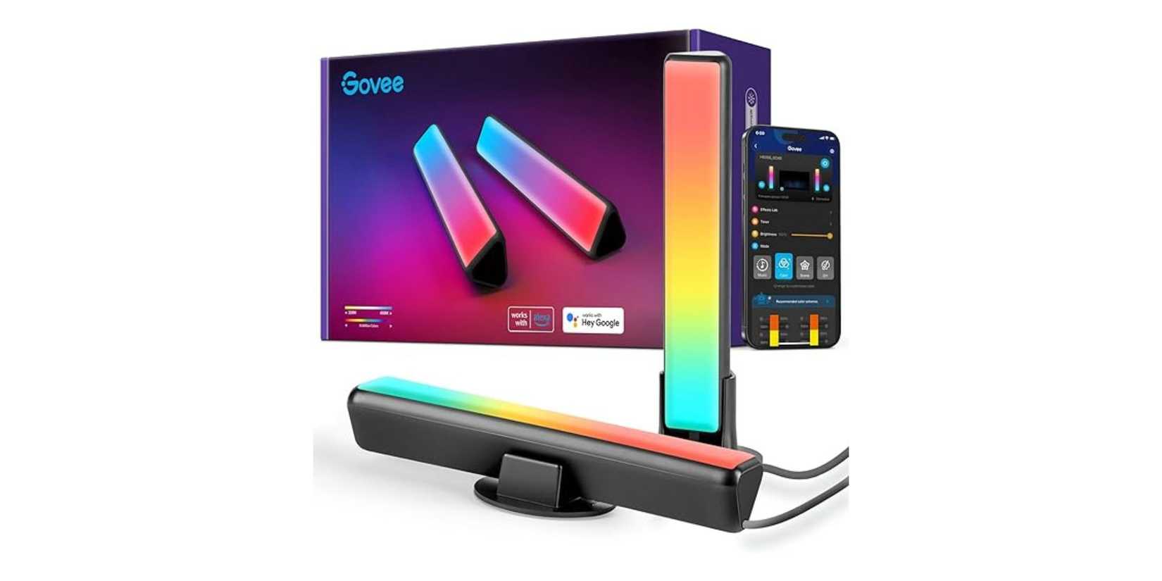 Image of Govee Smart LED Light Bars on a white background.