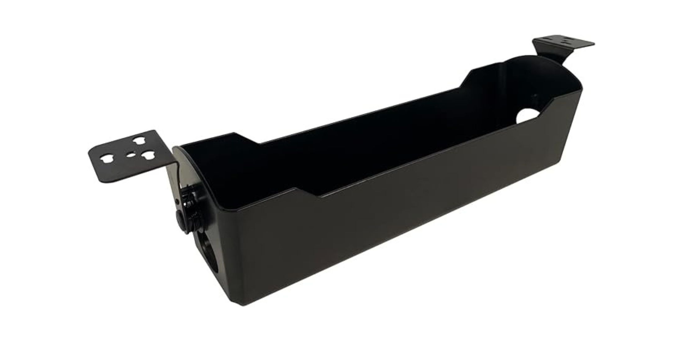 Image of the VARI cable management compartment on a white background.