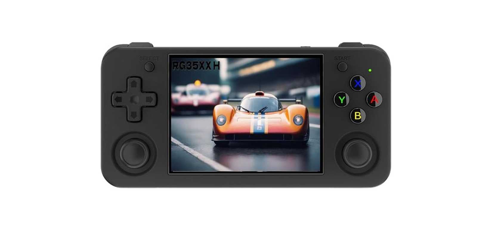 Image of Anbernic RG35XX H on a white background.