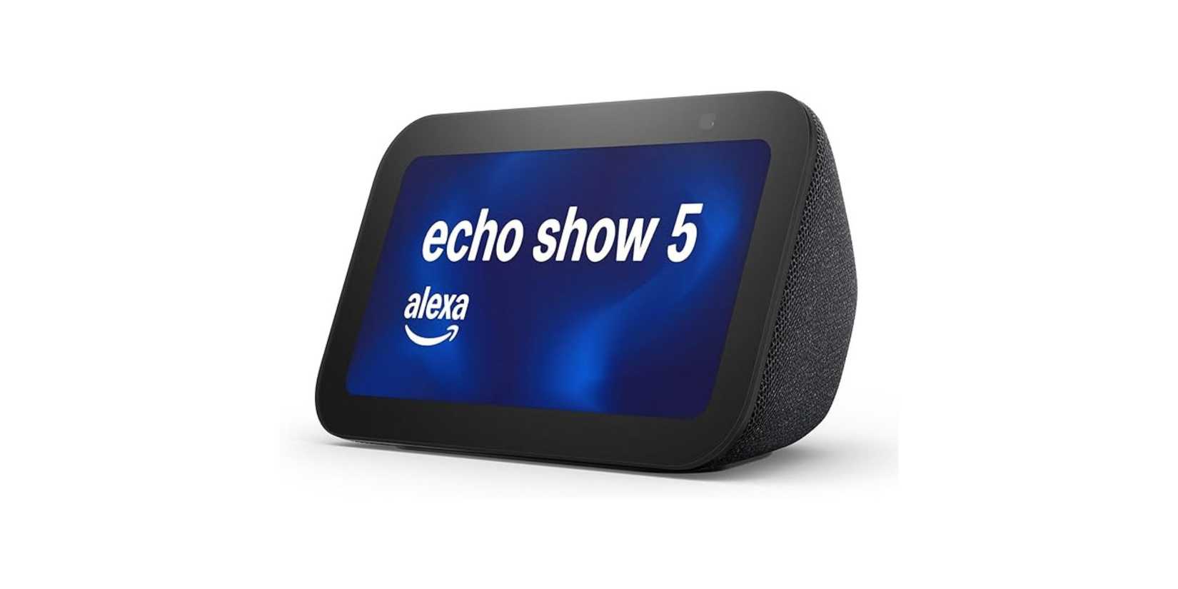 Image of Amazon Echo Show 5 on a white background.