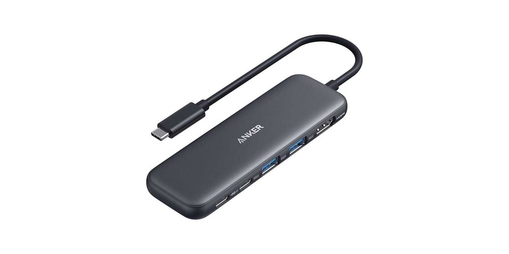 Image of Anker USB-C Hub on a white background.