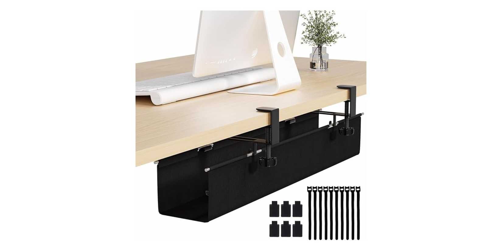 Image of Jolensoy Fabric-Lined Clamp Tray on a white background.