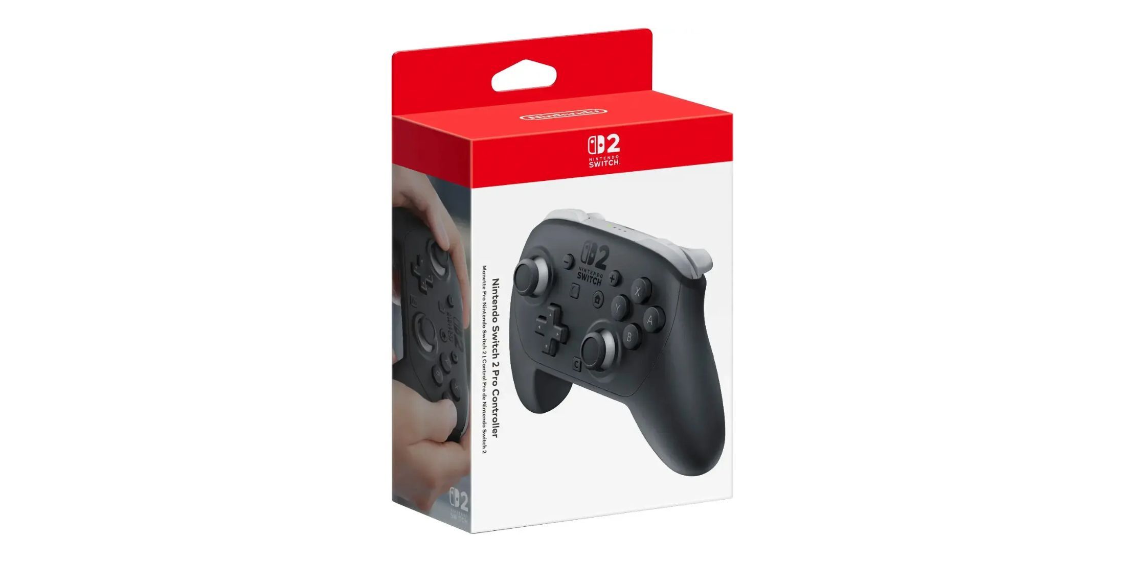 The image of the Nintendo Switch 2 Pro controller on a white background.