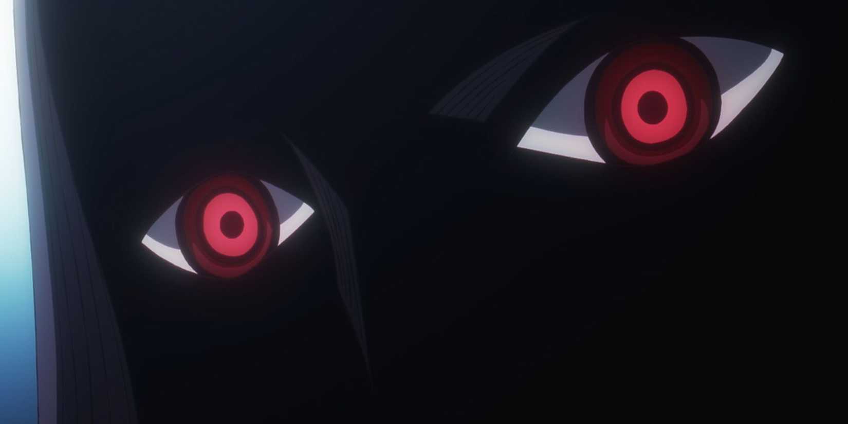 A closeup of Imu's eyes - One Piece