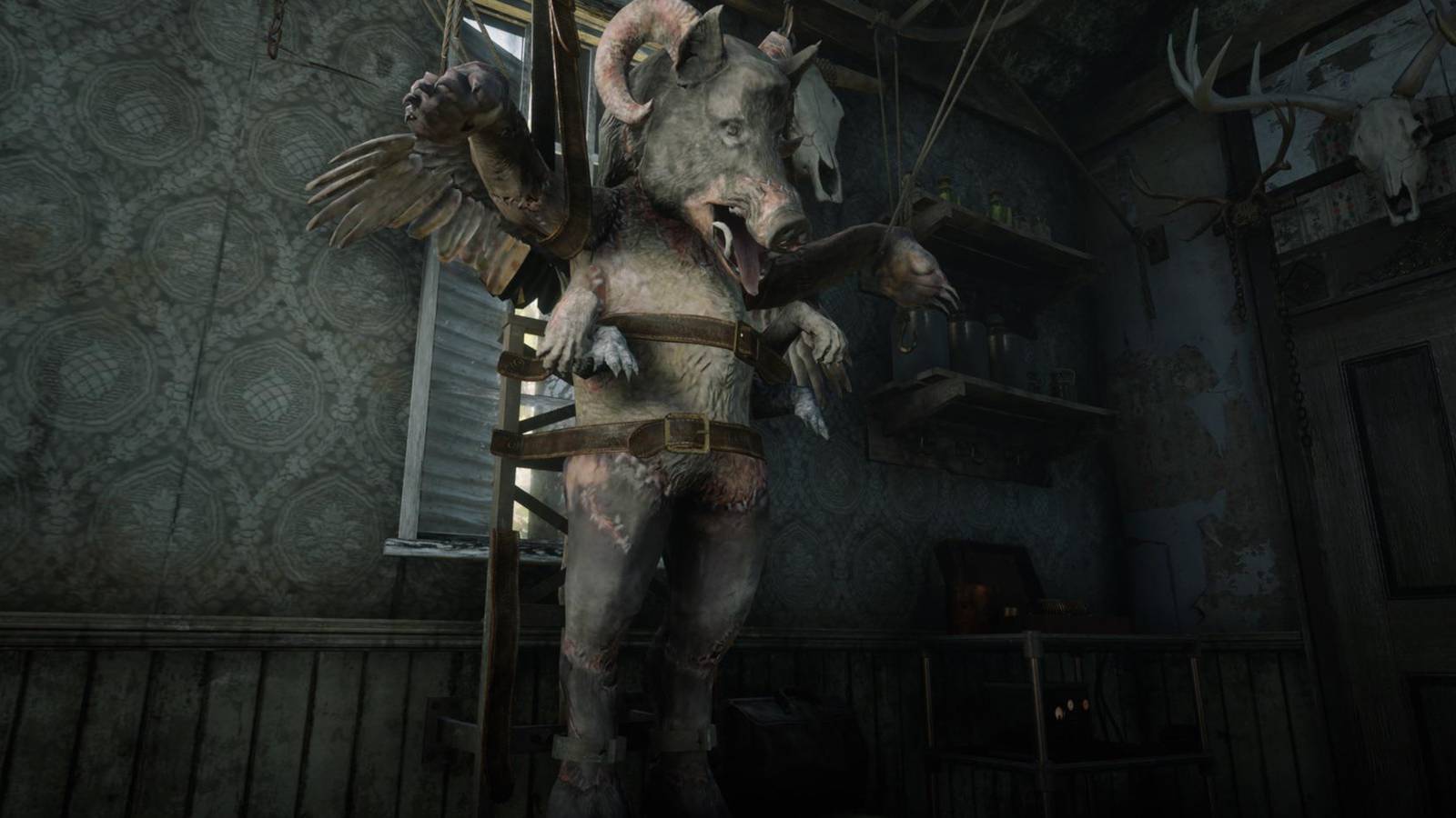 A creepy corpse from Red Dead Redemption 2