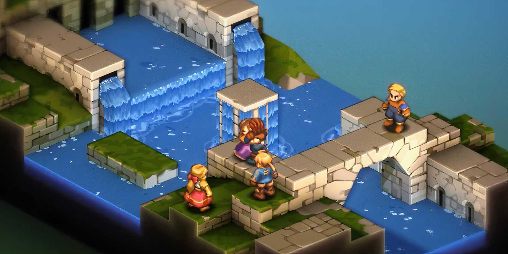 A cutscene featuring characters in Final Fantasy Tactics The Ivalice Chronicles