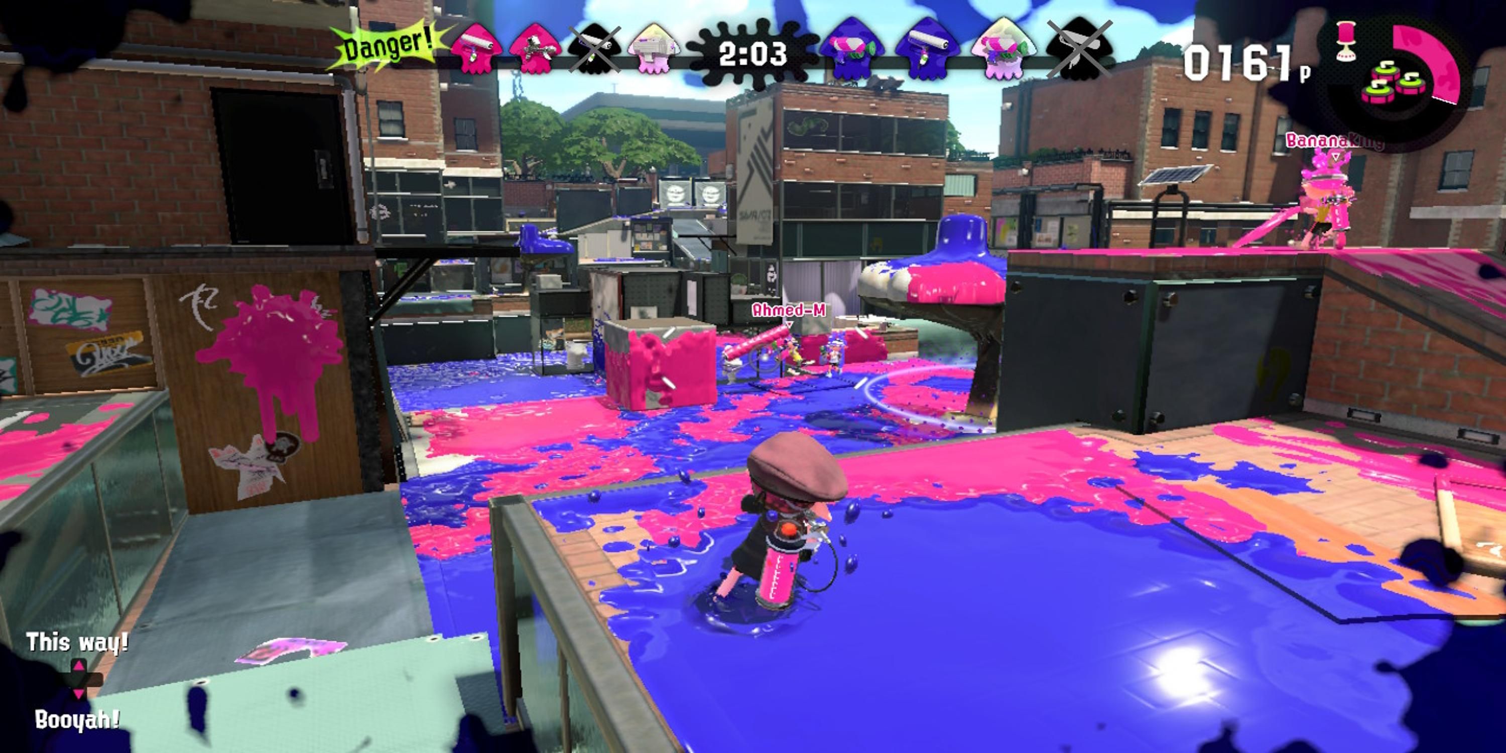 A match in Splatoon 2