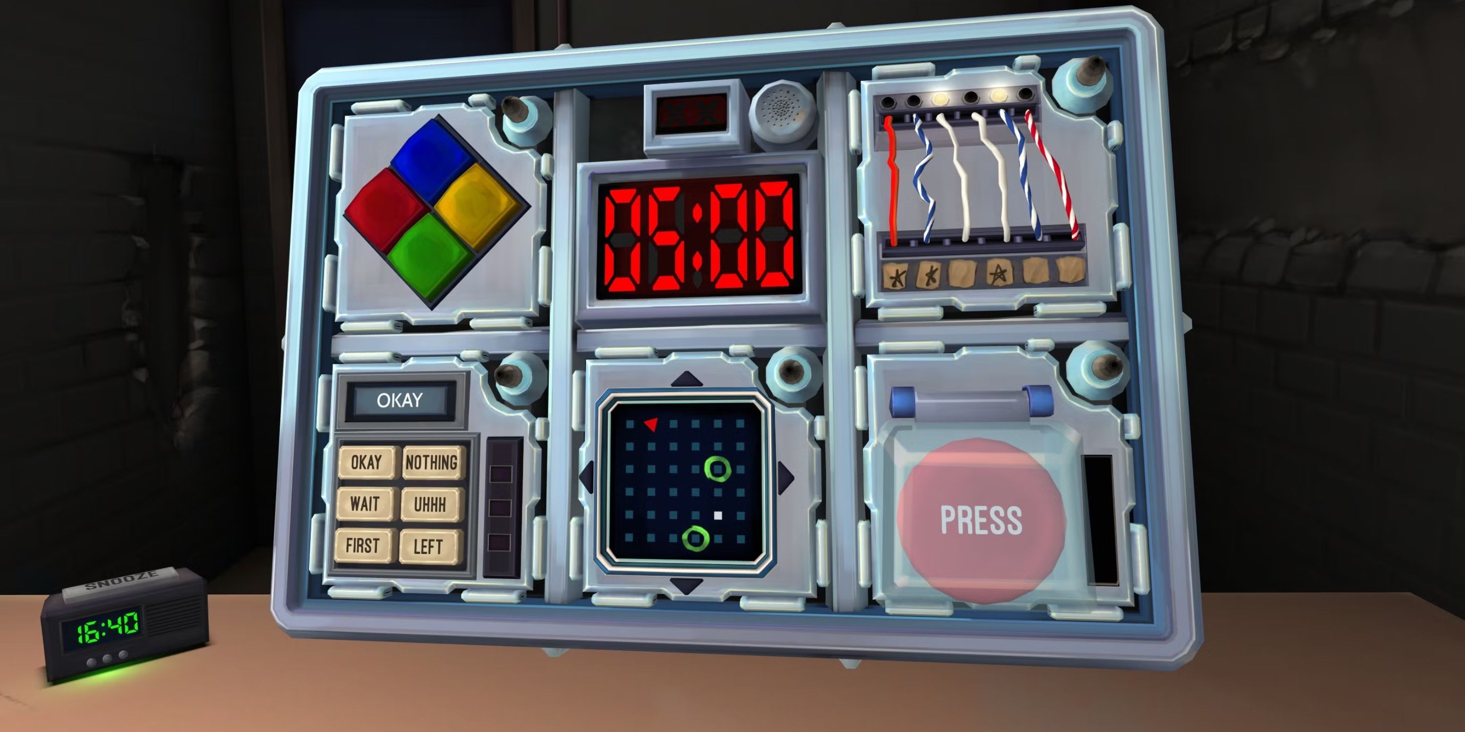 A puzzle in Keep Talking and Nobody Explodes