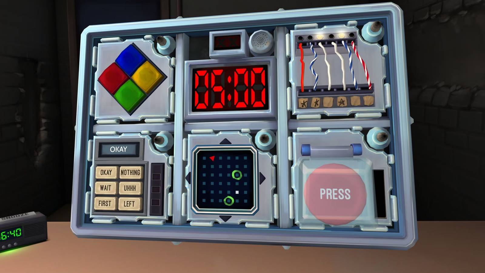 A puzzle in Keep Talking and Nobody Explodes