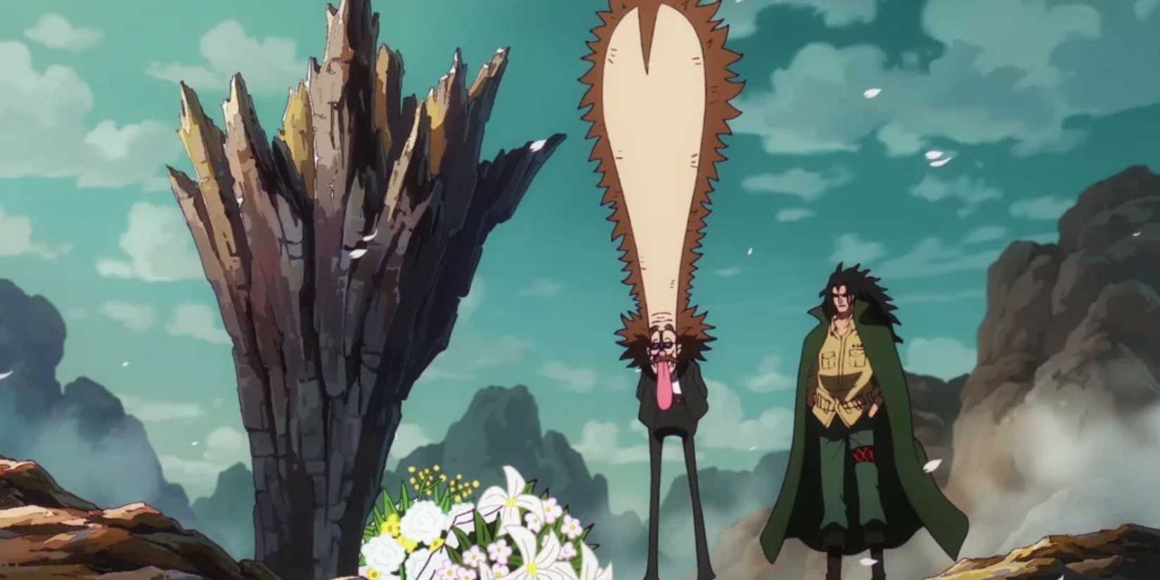A young Doctor Vegapunk visits Ohara - One Piece