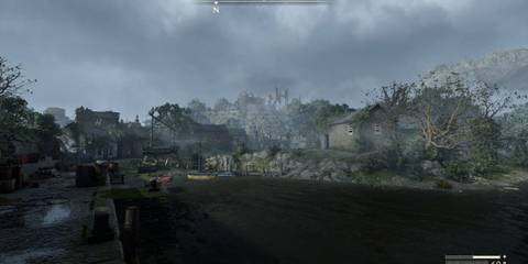 Abandoned Village at Midsummer Isle in Atomfall