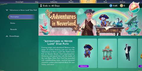 adventures in neverland dreamlight valley