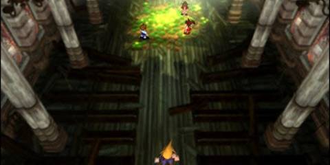 Aerith's ghost in Final Fantasy 7