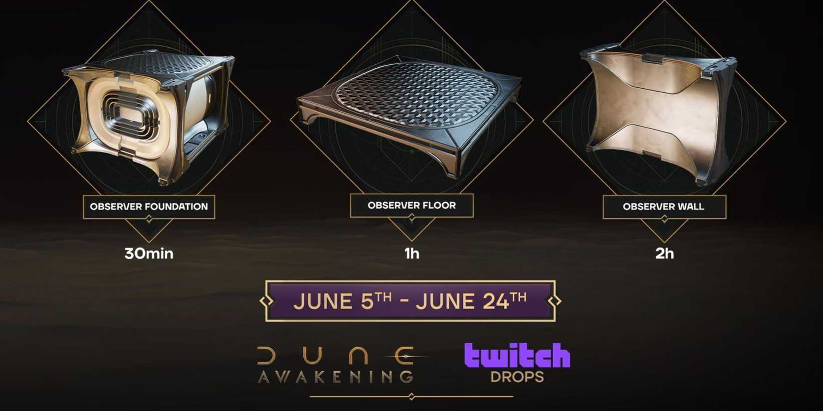 All Dune Awakening Twitch Drops Rewards